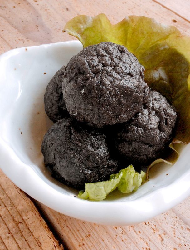 イカ丸 剣先イカのさつま揚げ団子 イカ墨カレー味 6個入